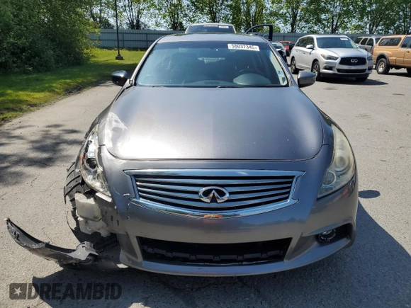 2013 Infiniti G37 Journey with VIN JN1CV6AP0DM717268, listed as a Copart auction lot 58037345 with 112,809 mi miles and Salvage title. Bid and sale history available at DreamBid. Image 5.