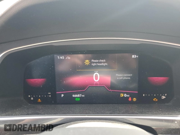 2022 Volkswagen Tiguan SE R-Line Black with VIN 3VV8B7AX0NM091052, listed as a Copart auction lot 60020515 with 46,687 mi miles and Salvage title. Bid and sale history available at DreamBid. Image 9.