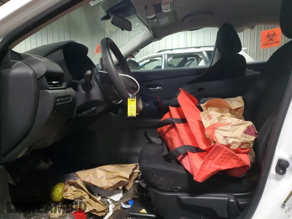 2021 Nissan Sentra S with VIN 3N1AB8BV4MY230015, listed as a Copart auction lot 51510225 with 47,204 mi miles and Salvage Title. Bid and sale history available at DreamBid. Image 7.