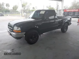 1999 Ford Ranger XL with VIN 1FTYR10V0XPA39375, listed as a IAAI auction lot 41390300 with 173,749 mi miles. Bid and sale history available at carsss.com. Image 2.