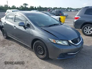 2013 Honda Civic LX with VIN 19XFB2F56DE036694, listed as a IAAI auction lot 42426202 with 166,637 mi miles and . Bid and sale history available at DreamBid. Image 1.