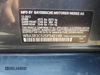 2013 BMW 3 Series 328i xDrive с VIN WBA3B3C52DF542149, выставлен на аукционе Copart как лот 60436945 с пробегом 151 798 миль миль и Списание • Salvage title. История ставок и продаж доступна на DreamBid. Изображение 12.
