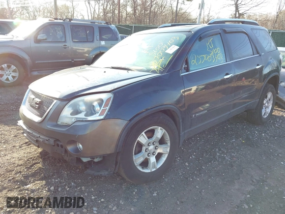 2008 GMC Acadia SLT1 with VIN 1GKEV237X8J162210, listed as a IAAI auction lot 41948263 with Not Provided miles and . Bid and sale history available at DreamBid. Image 2.