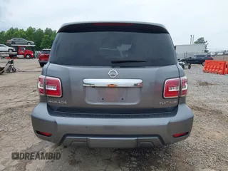 2019 Nissan Armada Platinum z VIN JN8AY2NF3K9351025, wystawiony jako IAAI lot #42270227 z przebiegiem 105 621 mil mil oraz . Historia ofert i sprzedaży dostępna na DreamBid. Obrazek 16.