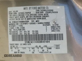 1999 Ford Windstar LX with VIN 2FMZA5144XBB45484, listed as a Copart auction lot 69388784 with Not Provided miles and Salvage Title. Bid and sale history available at carsss.com. Image 13.