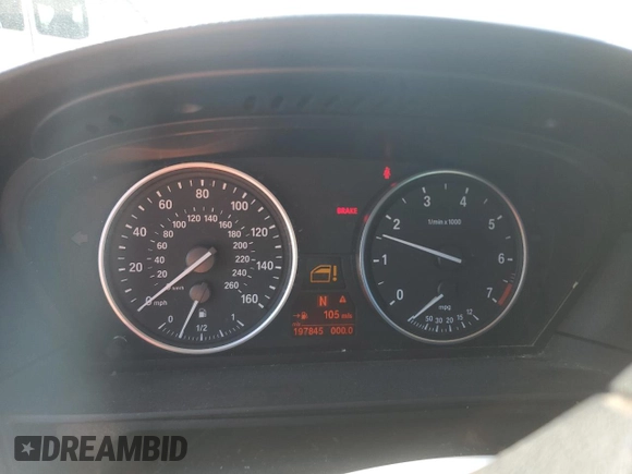 2009 BMW 5 Series 550i with VIN WBANW53529CT55463, listed as a Copart auction lot 75246254 with 197,845 mi miles and Clean Title. Bid and sale history available at carsss.com. Image 9.