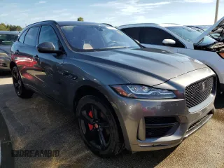 2019 Jaguar F-Pace 25t R-Sport with VIN SADCL2FX2KA361879, listed as a Copart auction lot 73736674 with Not Provided miles and Non Repairable. Bid and sale history available at DreamBid. Image 4.