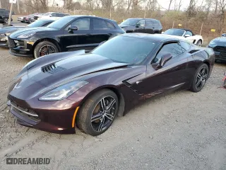 2017 Chevrolet Corvette 2LT with VIN 1G1YD2D78H5112367, listed as a Copart auction lot 81674194 with 19,289 mi miles and Salvage Title. Bid and sale history available at carsss.com. Image 1.