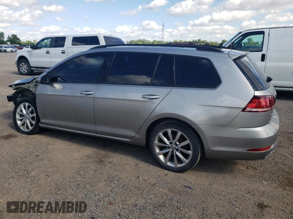 2018 Volkswagen Golf SportWagen S with VIN 3VW117AU9JM765800, listed as a Copart auction lot 42241875 with 136,390 mi miles and Salvage Title. Bid and sale history available at carsss.com. Image 2.