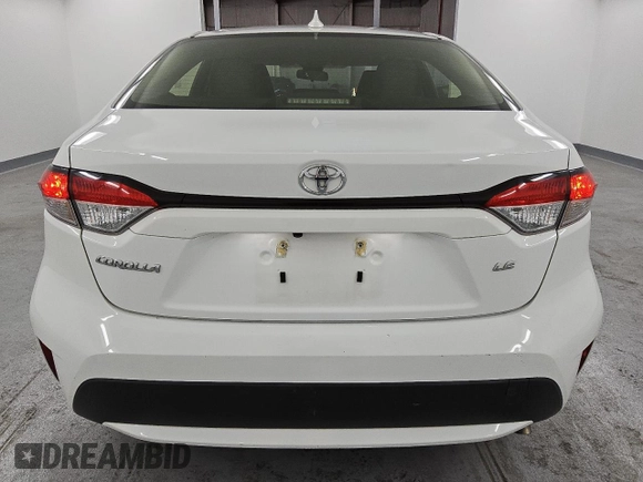 2020 Toyota Corolla LE with VIN JTDEPRAE7LJ025671, listed as a Copart auction lot 77439364 with 75,874 mi miles and Salvage Title. Bid and sale history available at carsss.com. Image 6.