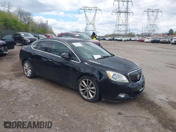 2012 Buick Verano Leather Group with VIN 1G4PS5SK0C4138845, listed as a IAAI auction lot 42037199 with 118,707 mi miles. Bid and sale history available at carsss.com. Image 1.