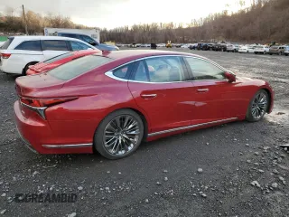 2018 Lexus LS with VIN JTHB51FF5J5005774, listed as a Copart auction lot 83766804 with 21,328 mi miles and Salvage Title. Bid and sale history available at carsss.com. Image 3.