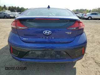2019 Hyundai Ioniq Blue with VIN KMHC65LC0KU134755, listed as a Copart auction lot 53898845 with 86,930 mi miles and Salvage Title. Bid and sale history available at DreamBid. Image 6.