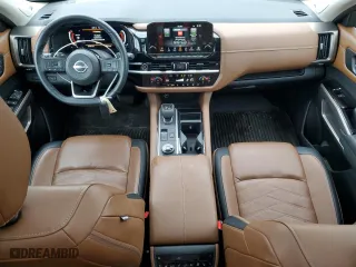 2023 Nissan Pathfinder Platinum with VIN 5N1DR3DJ0PC213191, listed as a Copart auction lot 84588164 with 25,430 mi miles and Salvage Title. Bid and sale history available at carsss.com. Image 8.