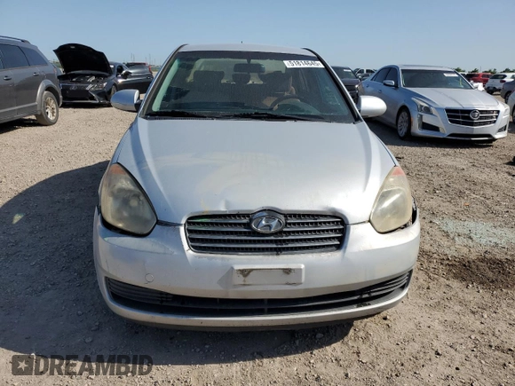 2007 Hyundai Accent GLS with VIN KMHCN46C57U120852, listed as a Copart auction lot 51814645 with 201,528 mi miles and Salvage Title. Bid and sale history available at carsss.com. Image 5.