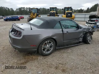 2014 Ford Mustang V6 with VIN 1ZVBP8EM1E5205591, listed as a Copart auction lot 87400314 with 102,002 mi miles and Salvage Title. Bid and sale history available at carsss.com. Image 3.
