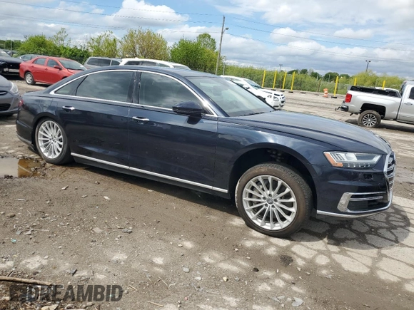 2019 Audi A8 z VIN WAU8DAF80KN010332, wystawiony jako Copart lot #55418865 z przebiegiem 17 282 mil mil oraz Szkoda całkowita • Salvage title. Historia ofert i sprzedaży dostępna na DreamBid. Obrazek 4.
