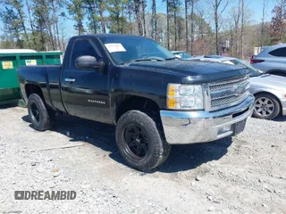2013 Chevrolet Silverado 1500 Work Truck with VIN 1GCNCPEX8DZ263575, listed as a IAAI auction lot 41875007 with 133,318 mi miles and . Bid and sale history available at DreamBid. Image 1.