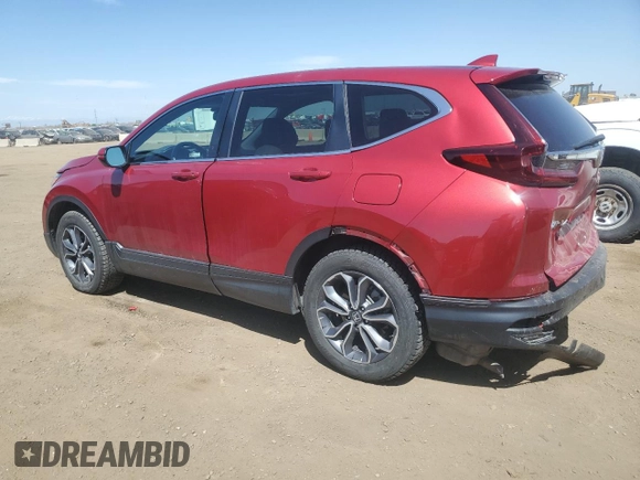 2021 Honda CR-V EX-L with VIN 2HKRW2H84MH646307, listed as a Copart auction lot 52990605 with 62,464 mi miles and Salvage Title. Bid and sale history available at DreamBid. Image 2.