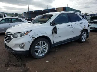2019 Chevrolet Equinox Premier with VIN 2GNAXYEX6K6261350, listed as a Copart auction lot 59604105 with 49,265 mi miles and Salvage title. Bid and sale history available at DreamBid. Image 1.
