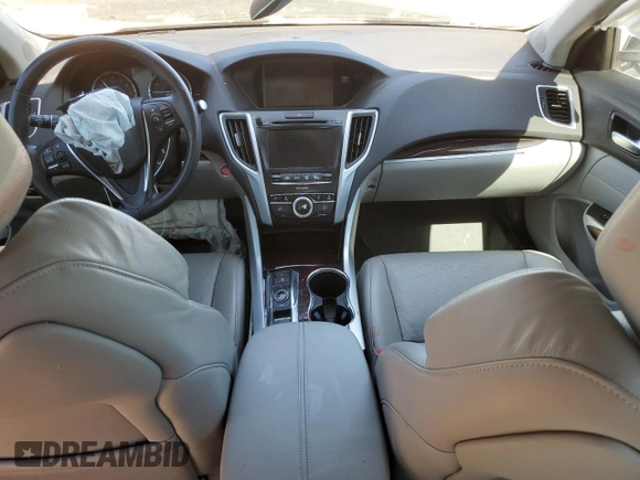 2015 Acura TLX V6 Advance with VIN 19UUB3F74FA007118, listed as a Copart auction lot 47483475 with Not Provided miles and Salvage Title. Bid and sale history available at carsss.com. Image 8.