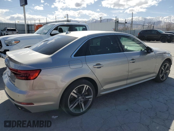 2017 Audi A4 Prestige with VIN WAUFNAF4XHN053943, listed as a Copart auction lot 48106695 with 96,040 mi miles and Salvage Title. Bid and sale history available at carsss.com. Image 3.