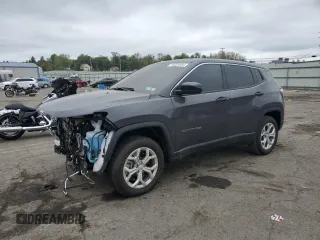 2024 Jeep Compass Sport with VIN 3C4NJDAN2RT143147, listed as a Copart auction lot 74451634 with 3,844 mi miles and Salvage title. Bid and sale history available at DreamBid. Image 1.