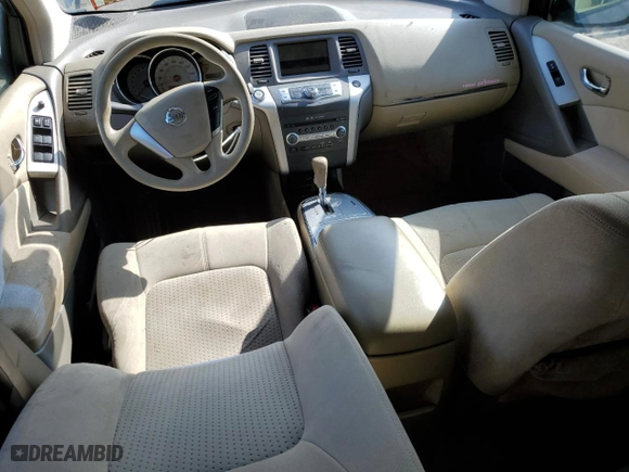 2009 Nissan Murano S with VIN JN8AZ18W79W105657, listed as a Copart auction lot 51283345 with 152,356 mi miles and Salvage Title. Bid and sale history available at carsss.com. Image 8.