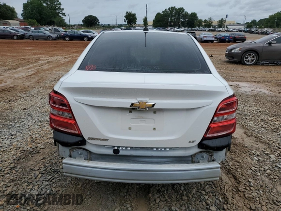 2017 Chevrolet Sonic LT с VIN 1G1JD5SH2H4133073, выставлен на аукционе Copart как лот 61479415 с пробегом 66 062 миль миль и Списание • Salvage title. История ставок и продаж доступна на DreamBid. Изображение 6.