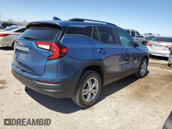 2024 GMC Terrain SLE with VIN 3GKALMEG5RL120387, listed as a Copart auction lot 50645365 with 5,059 mi miles and Salvage Title. Bid and sale history available at carsss.com. Image 3.