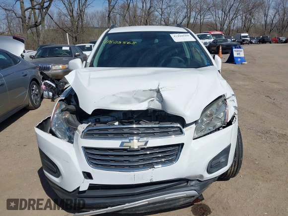 2016 Chevrolet Trax LT with VIN 3GNCJLSB9GL273114, listed as a IAAI auction lot 41828568 with 37,217 mi miles and . Bid and sale history available at DreamBid. Image 13.
