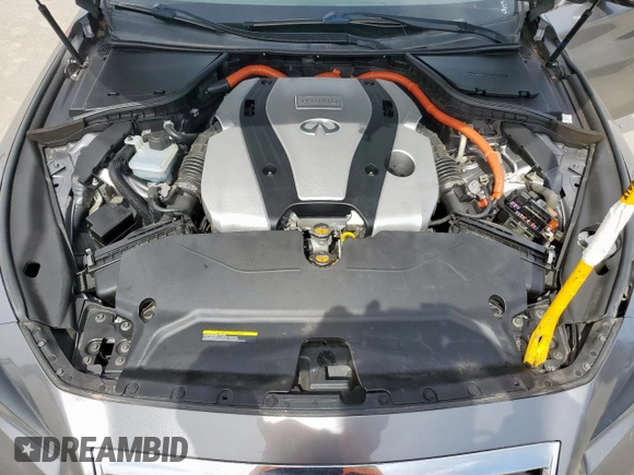 2014 Infiniti Q50 Hybrid Sport with VIN JN1AV7AP7EM691184, listed as a Copart auction lot 48961015 with 124,972 mi miles and Clean Title. Bid and sale history available at carsss.com. Image 11.