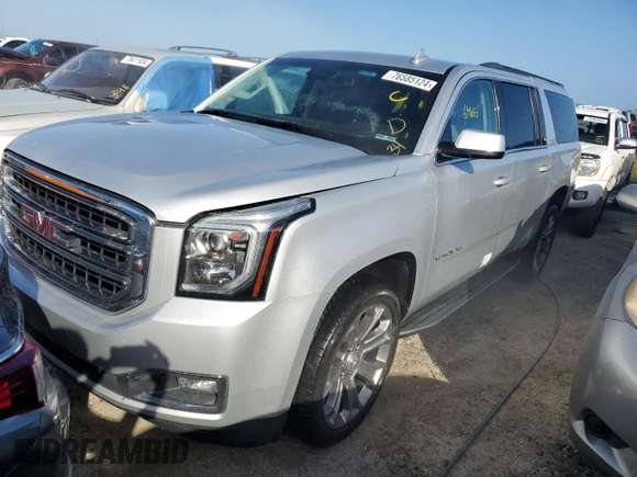 2020 GMC Yukon XL SLT with VIN 1GKS1GKC5LR101092, listed as a Copart auction lot 76585124 with 69,615 mi miles and Non Repairable. Bid and sale history available at carsss.com. Image 1.