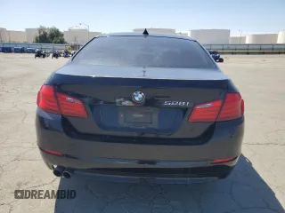 2013 BMW 5 Series 528i with VIN WBAXG5C58DDY37525, listed as a Copart auction lot 55680265 with 123,600 mi miles and Clean Title. Bid and sale history available at carsss.com. Image 6.