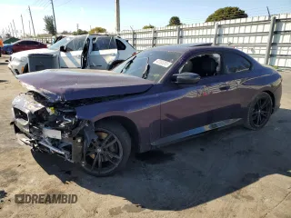 2023 BMW 2 Series M240i with VIN 3MW43CM06P8D06184, listed as a Copart auction lot 42355285 with 18,062 mi miles and Non Repairable. Bid and sale history available at DreamBid. Image 1.