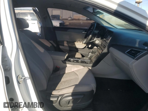 2017 Hyundai Sonata 2.4L with VIN 5NPE24AF8HH561099, listed as a Copart auction lot 48686215 with 124,523 mi miles and Salvage Title. Bid and sale history available at carsss.com. Image 7.
