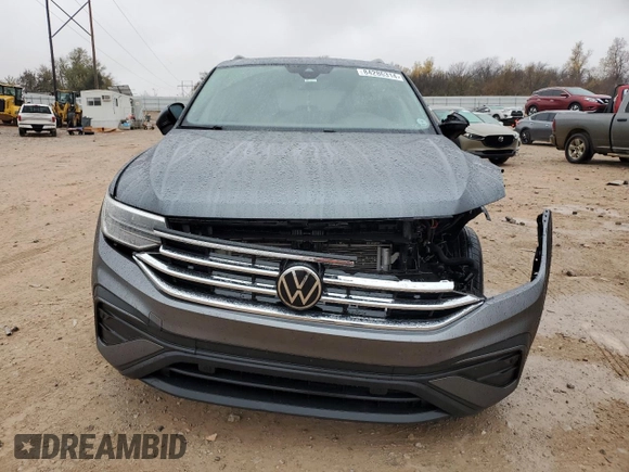 2022 Volkswagen Tiguan SE with VIN 3VV3B7AXXNM037090, listed as a Copart auction lot 84286314 with 54,432 mi miles and Salvage Title. Bid and sale history available at DreamBid. Image 5.