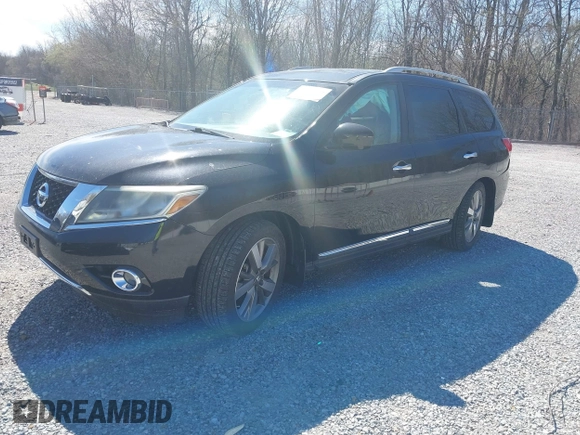 2015 Nissan Pathfinder SL with VIN 5N1AR2MM2FC618166, listed as a IAAI auction lot 41827244 with 60,505 mi miles and . Bid and sale history available at DreamBid. Image 17.