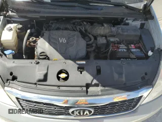 2012 Kia Sedona EX with VIN KNDMH4C72C6459882, listed as a Copart auction lot 77481744 with 136,947 mi miles and Salvage Title. Bid and sale history available at carsss.com. Image 12.