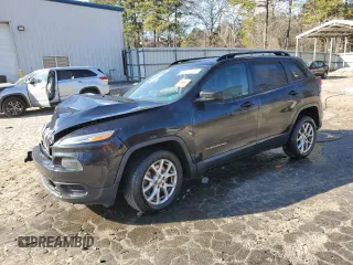 2016 Jeep Cherokee Sport with VIN 1C4PJLAB3GW233584, listed as a Copart auction lot 45055565 with 168,112 mi miles and Salvage Title. Bid and sale history available at carsss.com. Image 1.
