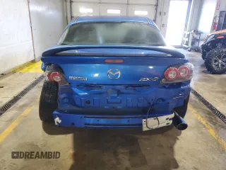 2004 Mazda RX-8 with VIN JM1FE173440122206, listed as a Copart auction lot 41416905 with 99,739 mi miles and Salvage Title. Bid and sale history available at carsss.com. Image 6.