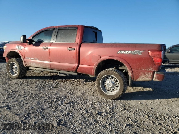2016 Nissan Titan XD Platinum Reserve with VIN 1N6BA1F43GN502064, listed as a Copart auction lot 82686584 with 275,417 mi miles and Salvage Title. Bid and sale history available at carsss.com. Image 2.