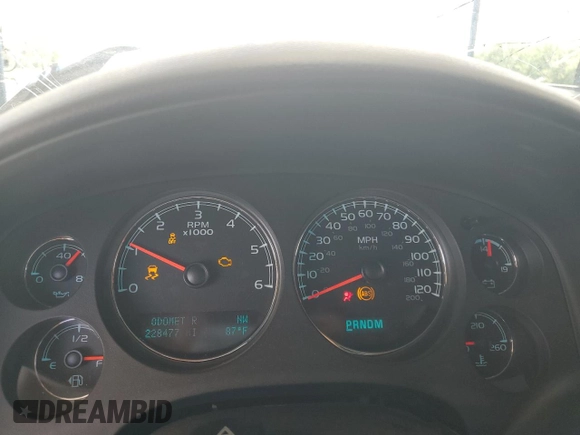 2012 Chevrolet Suburban LT with VIN 1GNSKJE77CR224789, listed as a Copart auction lot 63944485 with 228,477 mi miles and Salvage title. Bid and sale history available at DreamBid. Image 9.