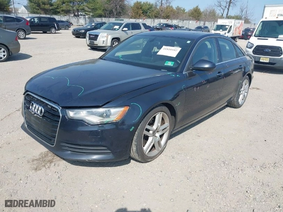 2015 Audi A6 2.0T Premium Plus with VIN WAUGFAFC8FN044809, listed as a IAAI auction lot 41810102 with 153,577 mi miles. Bid and sale history available at carsss.com. Image 2.