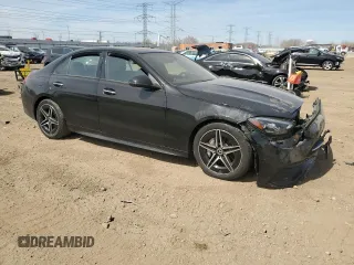 2022 Mercedes-Benz C 300 with VIN W1KAF4HB7NR067171, listed as a Copart auction lot 52989565 with Not provided miles and Salvage title. Bid and sale history available at DreamBid. Image 4.