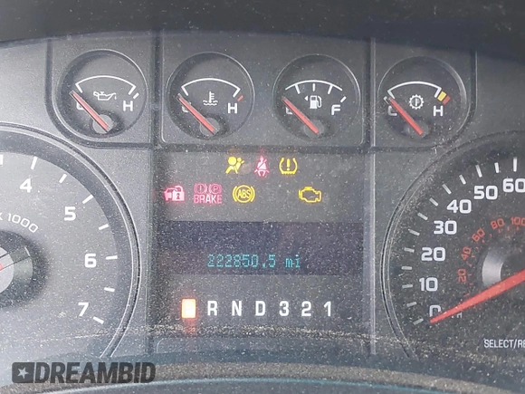 2009 Ford F-150 STX with VIN 1FTRX12869FB12033, listed as a IAAI auction lot 41962435 with 222,850 mi miles. Bid and sale history available at carsss.com. Image 7.