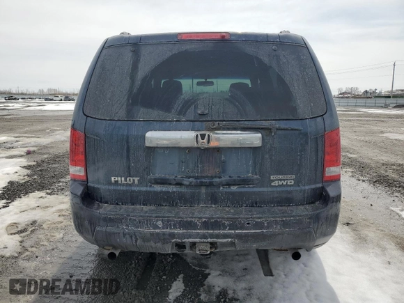 2010 Honda Pilot Touring with VIN 5FNYF4H99AB501127, listed as a Copart auction lot 52602285 with 271,602 mi miles and Salvage Title. Bid and sale history available at carsss.com. Image 6.