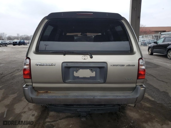 2001 Toyota 4Runner Limited with VIN JT3HN87R419044916, listed as a Copart auction lot 86339854 with 192,542 mi miles and Clean Title. Bid and sale history available at carsss.com. Image 6.