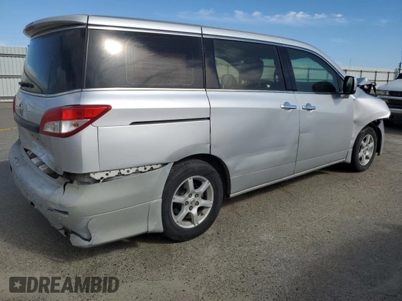 2014 Nissan Quest S with VIN JN8AE2KP6E9102325, listed as a Copart auction lot 52734185 with 147,415 mi miles and Salvage Title. Bid and sale history available at carsss.com. Image 3.