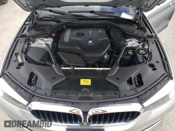 2018 BMW 5 Series 530i xDrive with VIN WBAJA7C59JG907384, listed as a Copart auction lot 43800145 with 95,961 mi miles and Salvage Title. Bid and sale history available at carsss.com. Image 11.